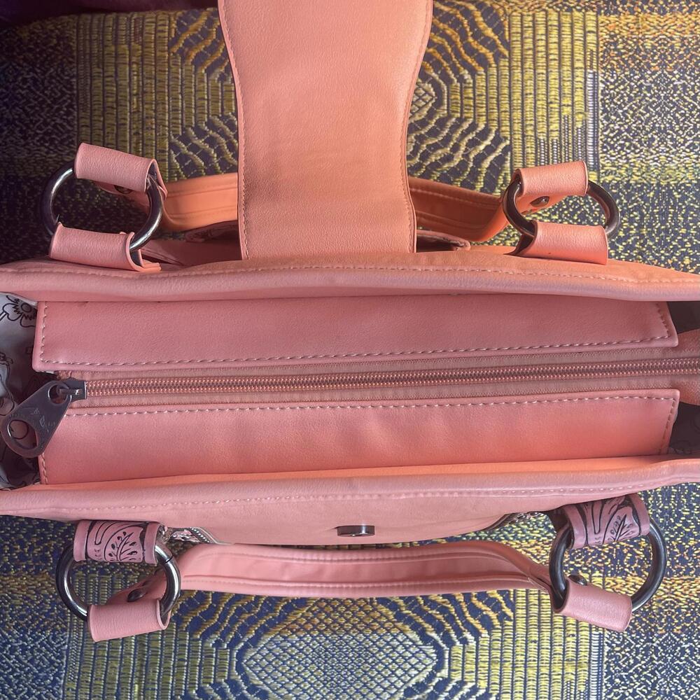 Montana West Pink Shoulder Bag with Studded Design - Picture 5 of 9